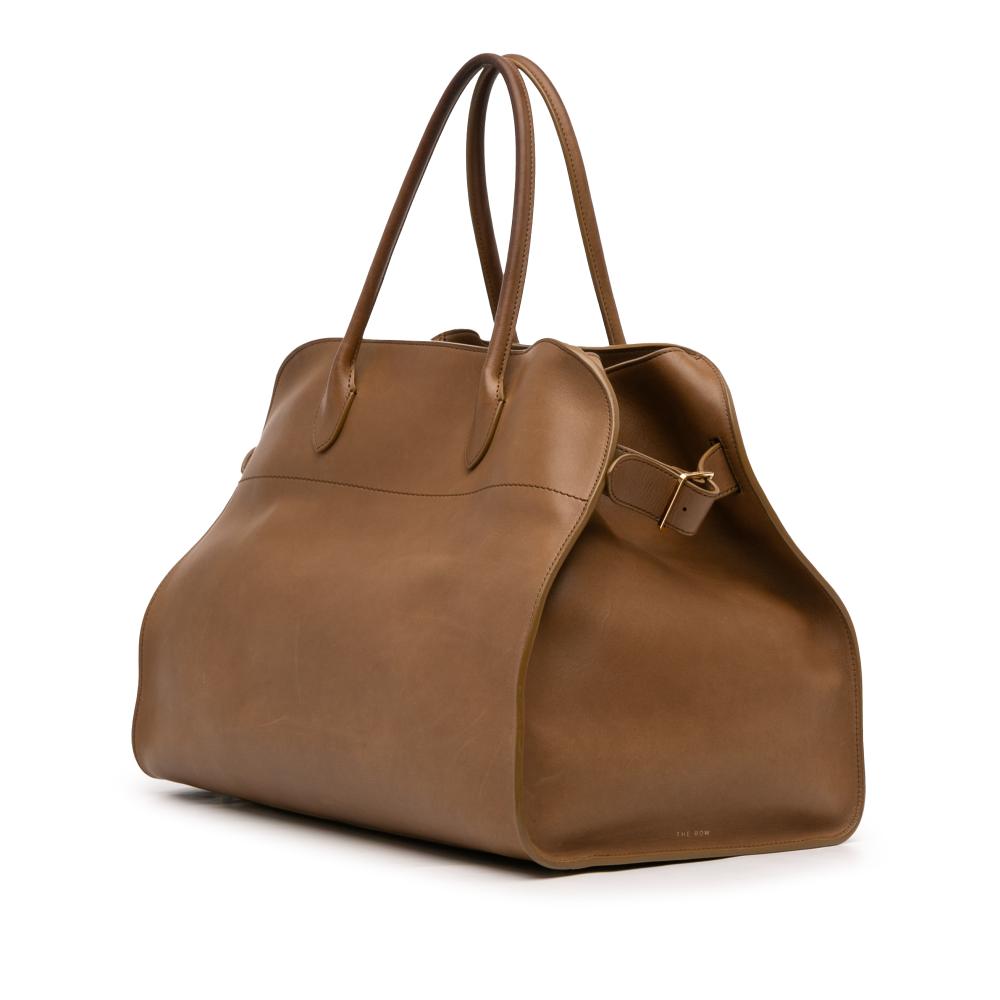 The Row B The Row Brown Calf Leather Margaux 17 Italy