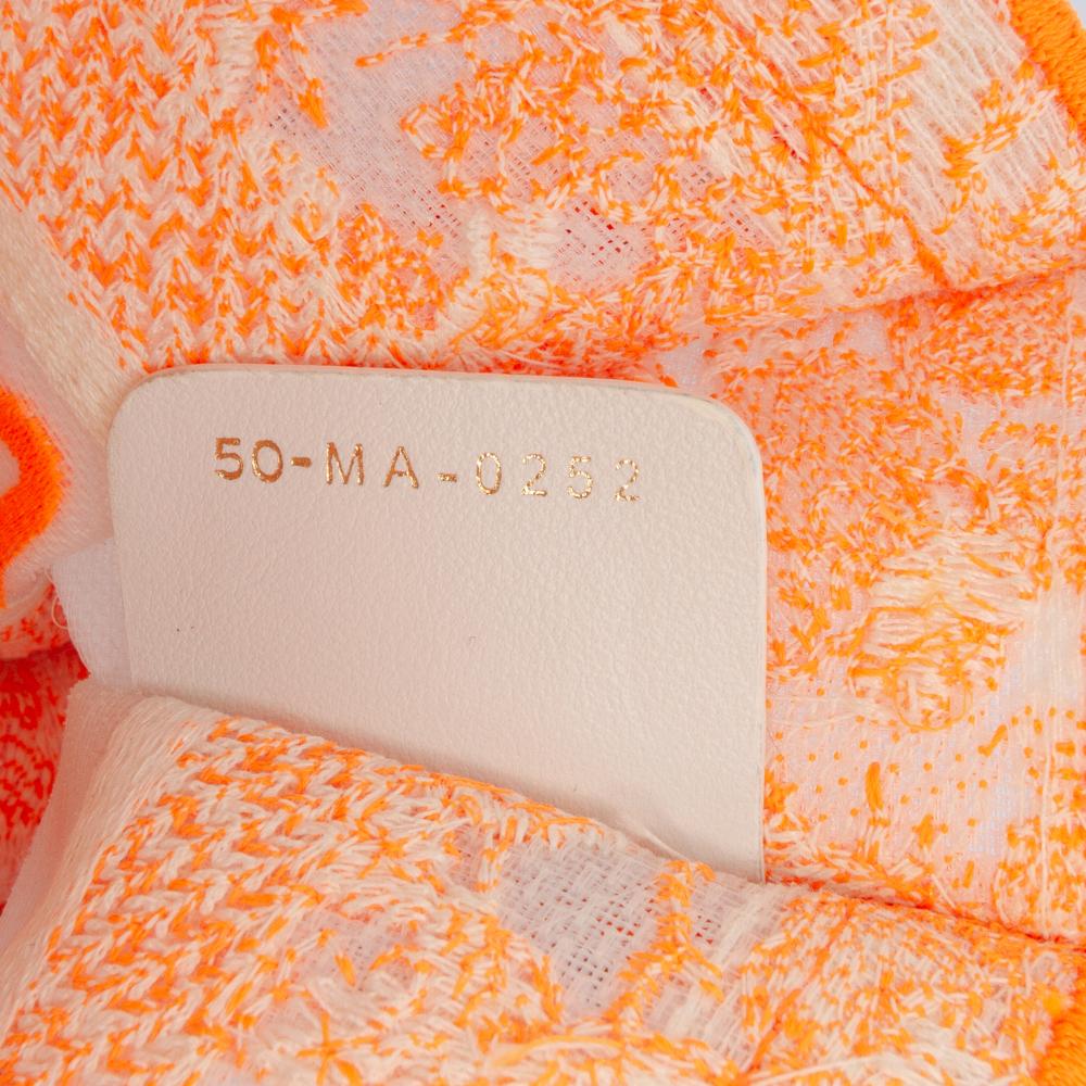 Christian Dior AB Dior Orange Canvas Fabric Mini Embroidered Dioriviera Toile De Jouy Book Tote Italy