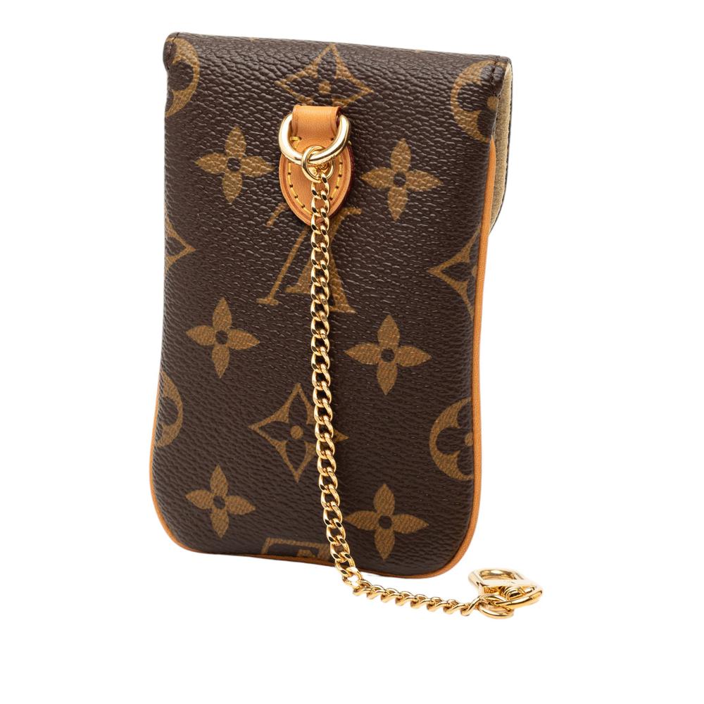 Louis Vuitton AB Louis Vuitton Brown Monogram Canvas Fabric Monogram Etui Phone Case MM France