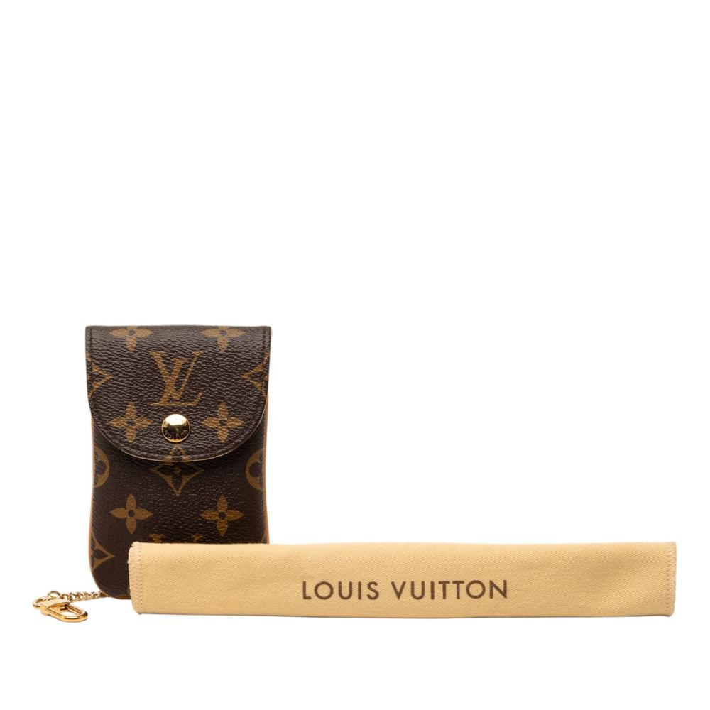 Louis Vuitton AB Louis Vuitton Brown Monogram Canvas Fabric Monogram Etui Phone Case MM France
