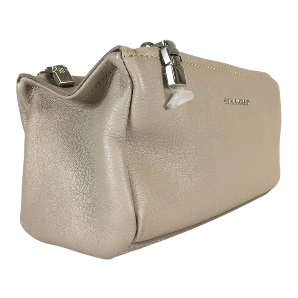 Givenchy AB Givenchy Brown Beige Goatskin Leather Mini Pandora Box Crossbody France