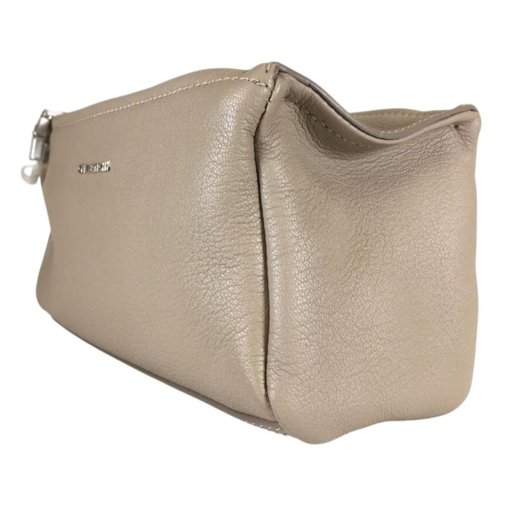 Givenchy AB Givenchy Brown Beige Goatskin Leather Mini Pandora Box Crossbody France