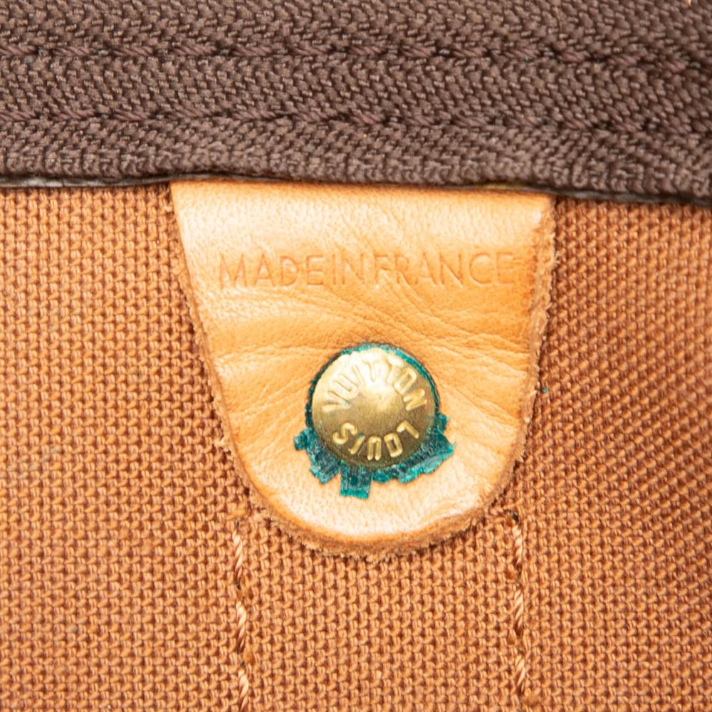 Louis Vuitton B Louis Vuitton Brown Monogram Canvas Fabric Monogram Keepall 60 France