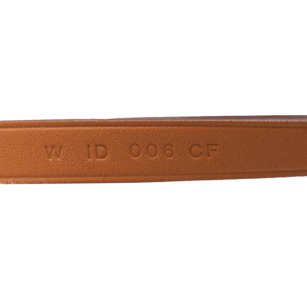 Hermès AB Hermès Gold Goatskin Leather Chevre Mysore Mini Kelly Double Tour Bracelet T2 France