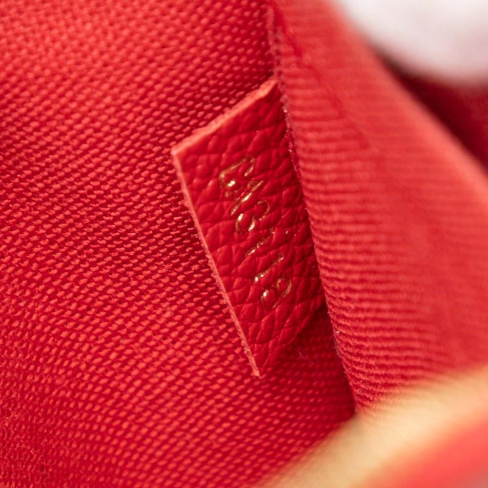 Louis Vuitton B Louis Vuitton Brown Monogram Canvas Fabric Monogram Pallas Clutch Spain