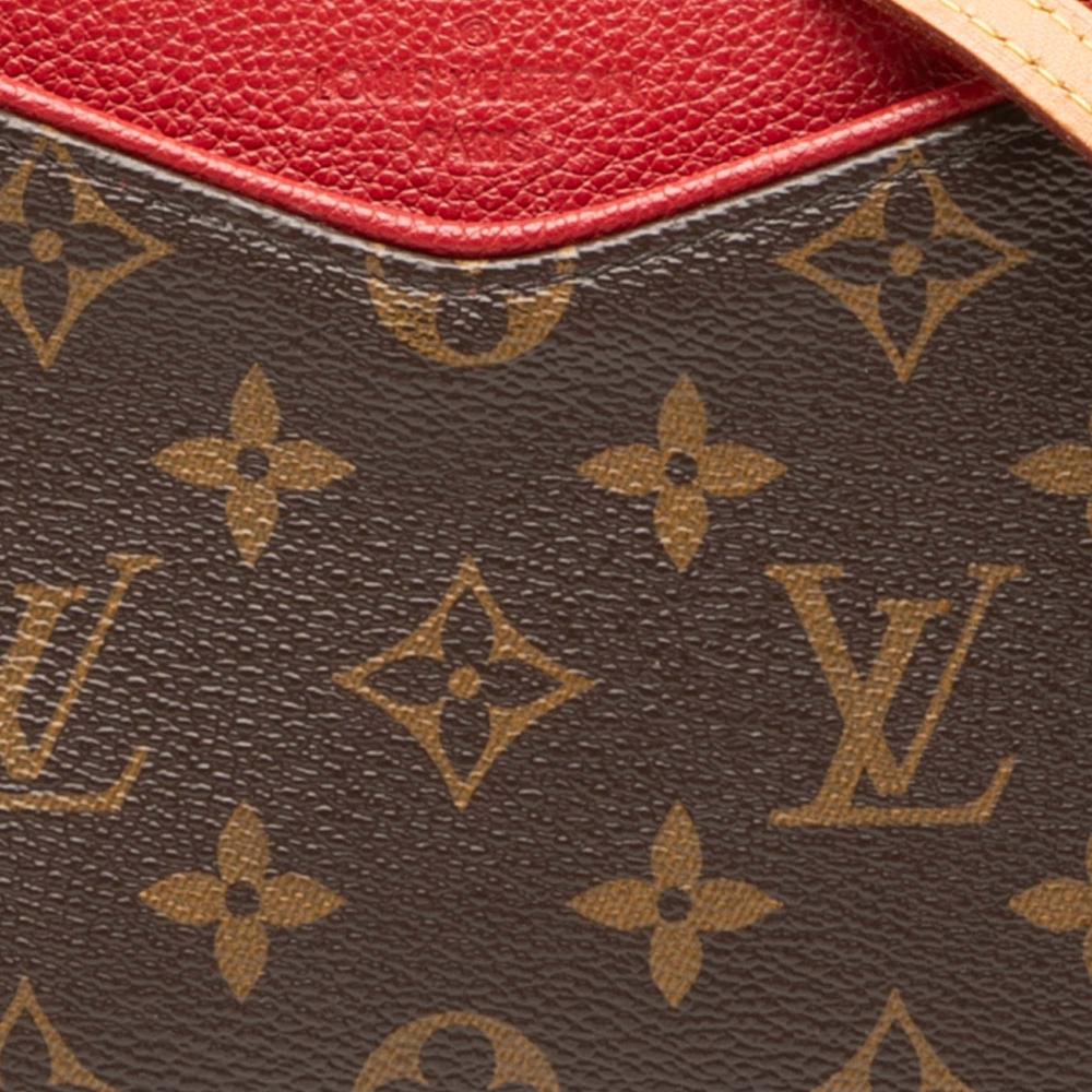 Louis Vuitton B Louis Vuitton Brown Monogram Canvas Fabric Monogram Pallas Clutch Spain