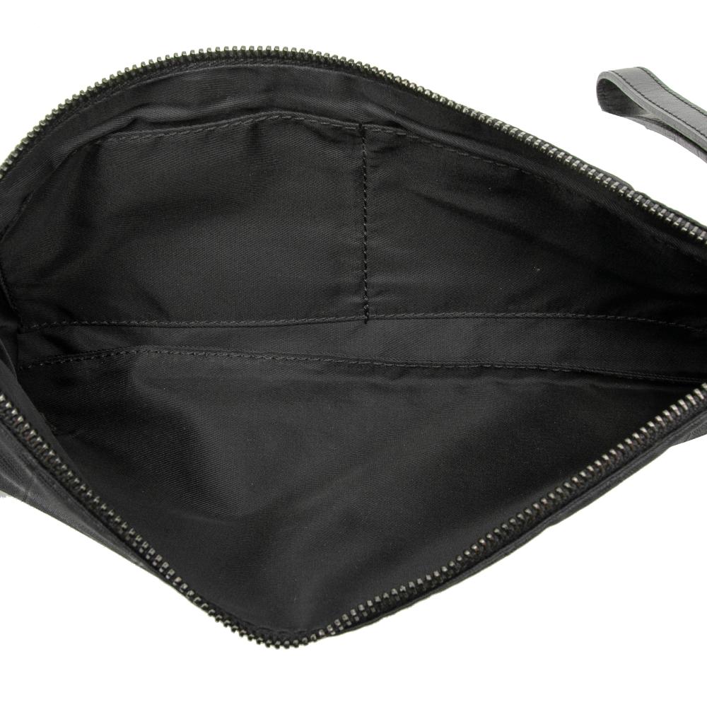 Chanel AB Chanel Black Nylon Fabric New Travel Line Pouch Italy