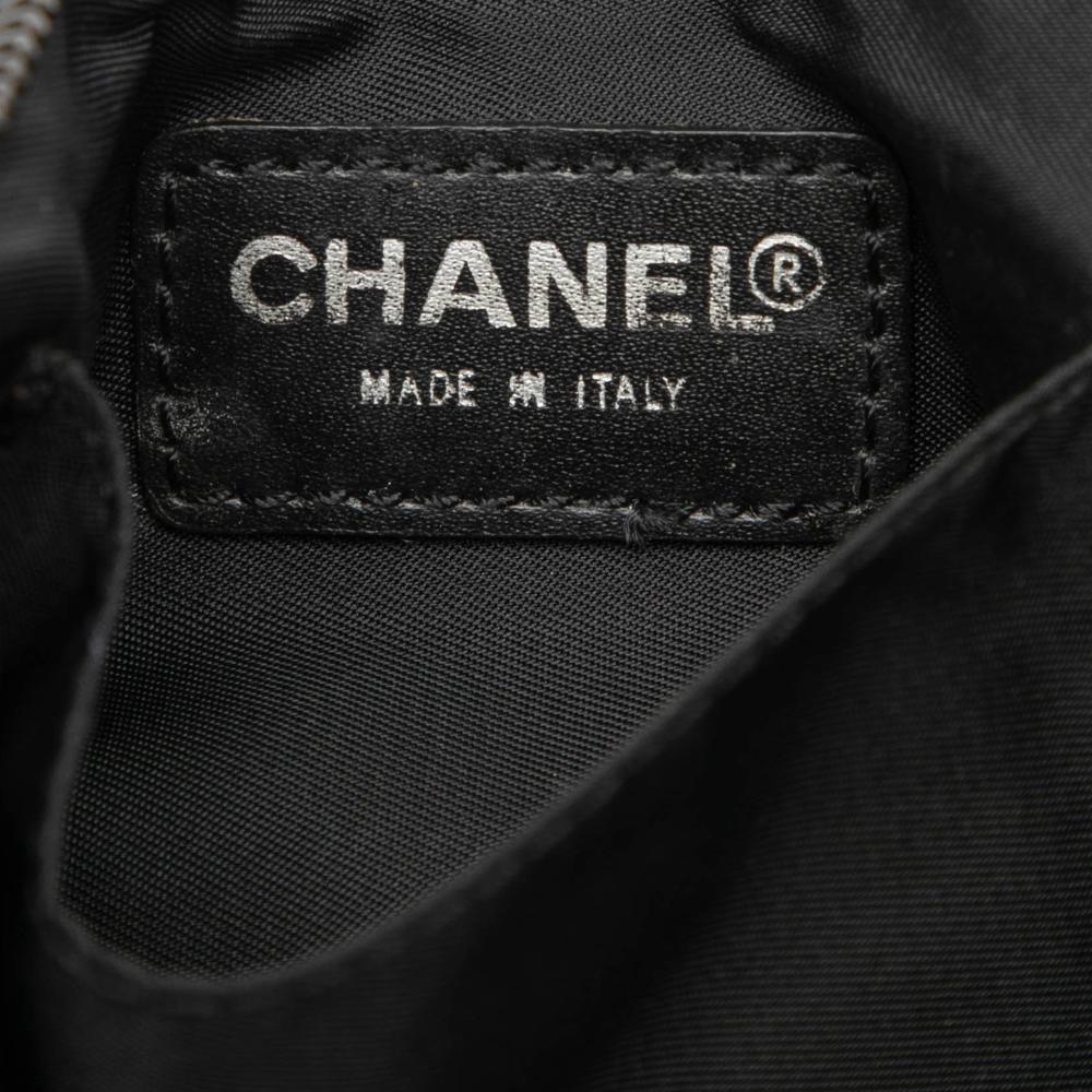 Chanel AB Chanel Black Nylon Fabric New Travel Line Pouch Italy