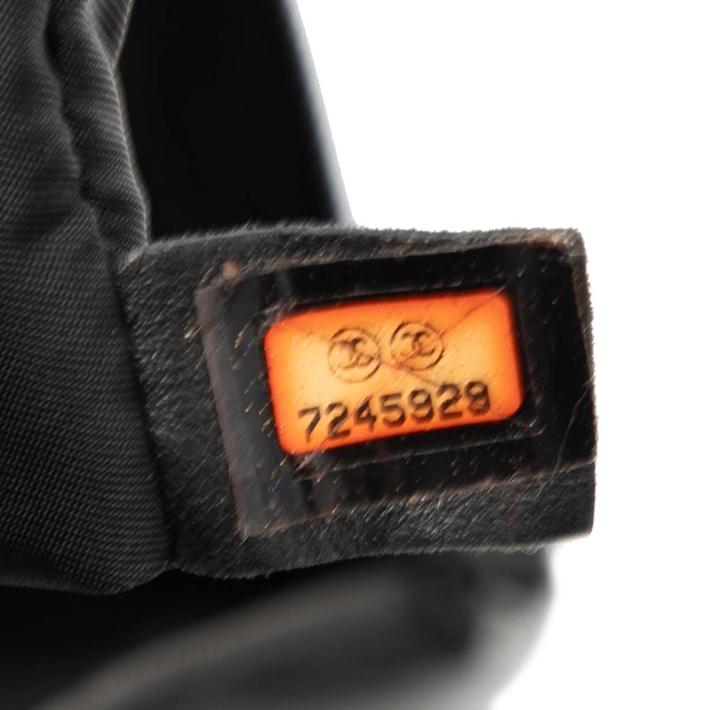 Chanel AB Chanel Black Nylon Fabric New Travel Line Pouch Italy