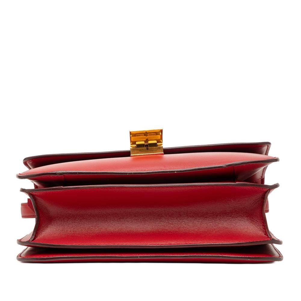 Celine B Celine Red Calf Leather Medium skin Classic Box Italy