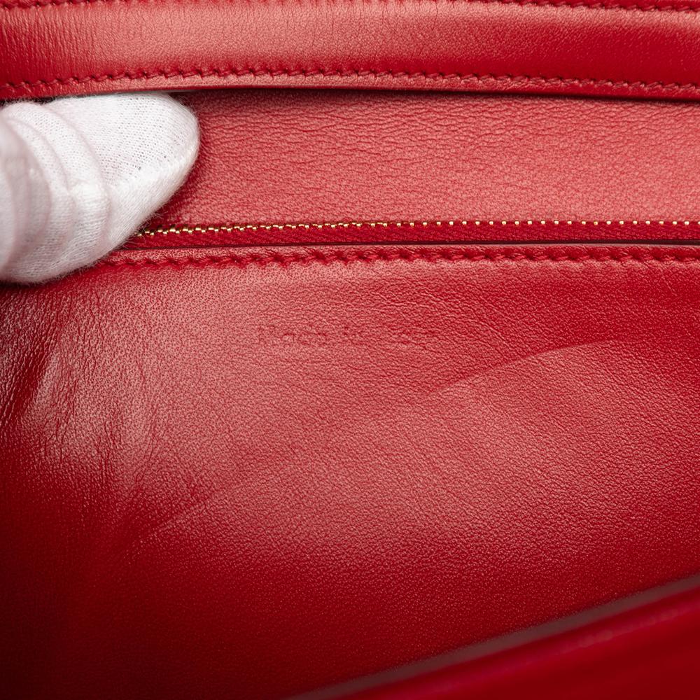 Celine B Celine Red Calf Leather Medium skin Classic Box Italy