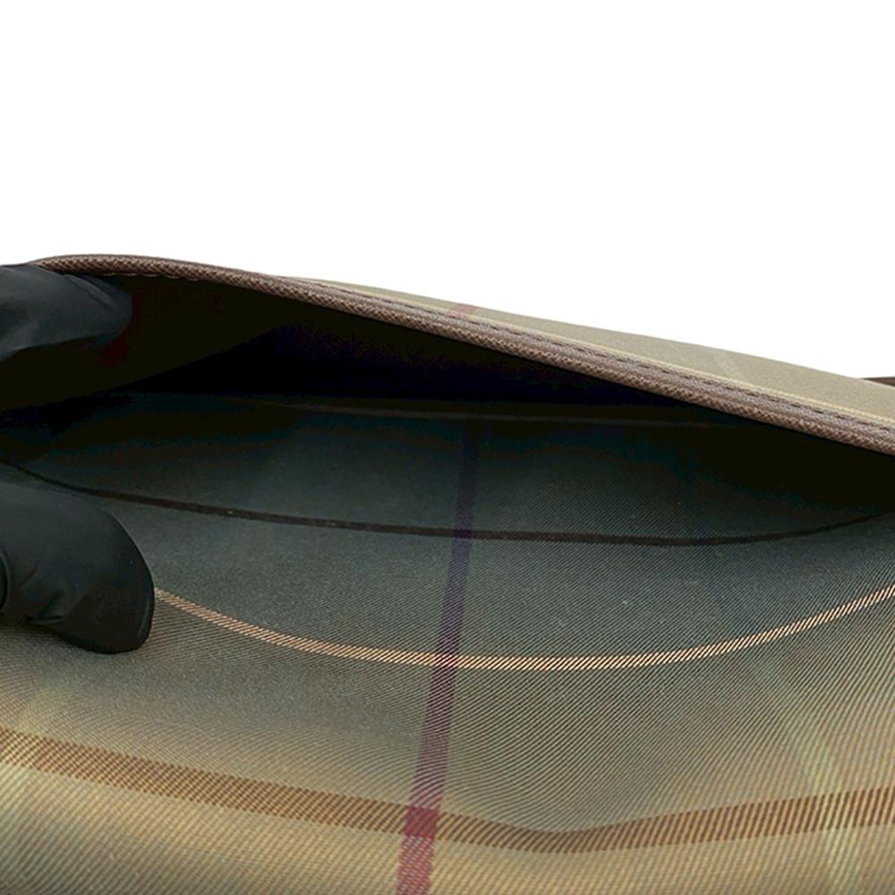 Burberry B Burberry Brown Light Brown Canvas Fabric Vintage Check Crossbody United Kingdom