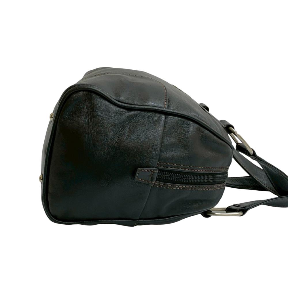 Loewe AB LOEWE Black Calf Leather Anagram Handbag Spain