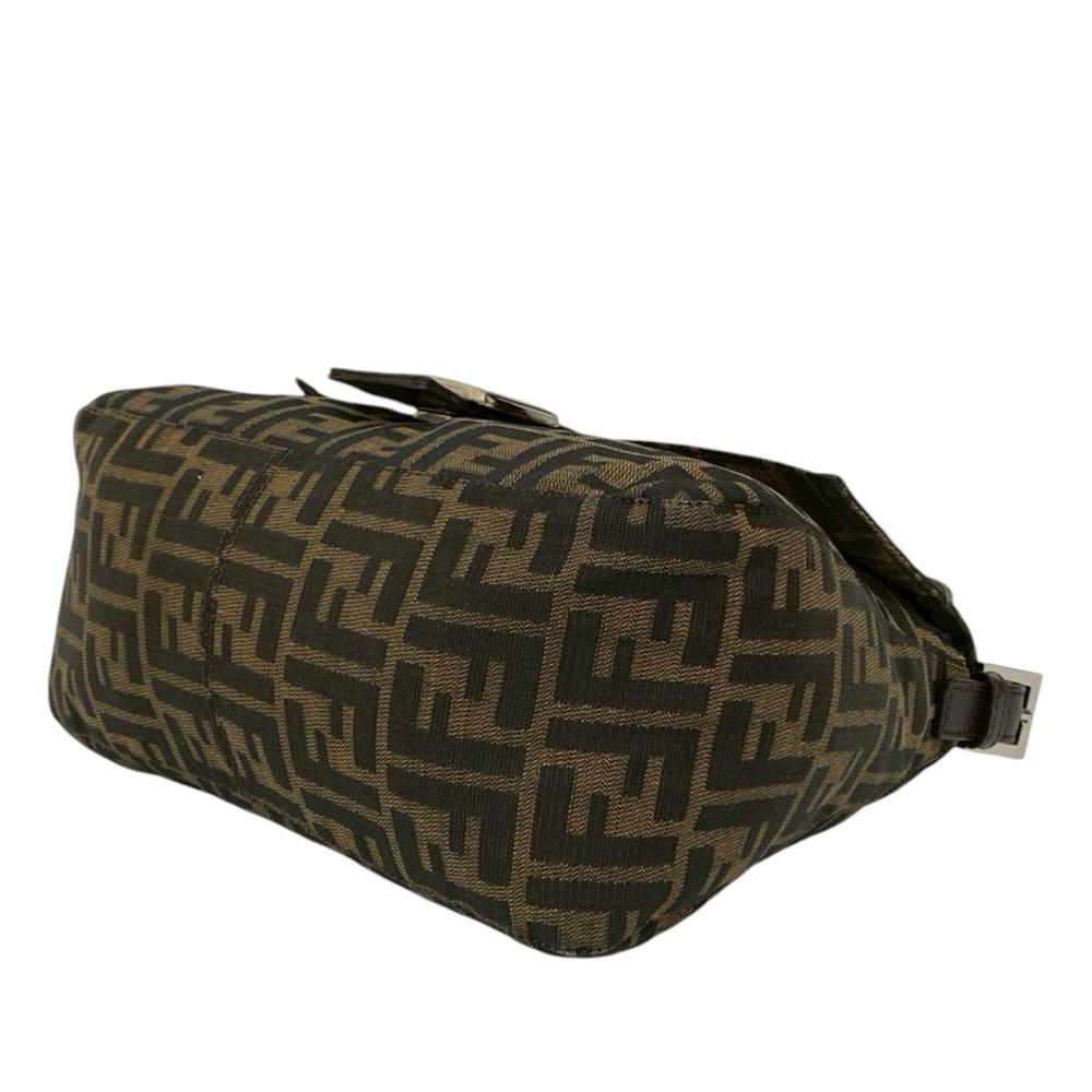 Fendi AB Fendi Brown Canvas Fabric Zucca Mamma Forever Italy