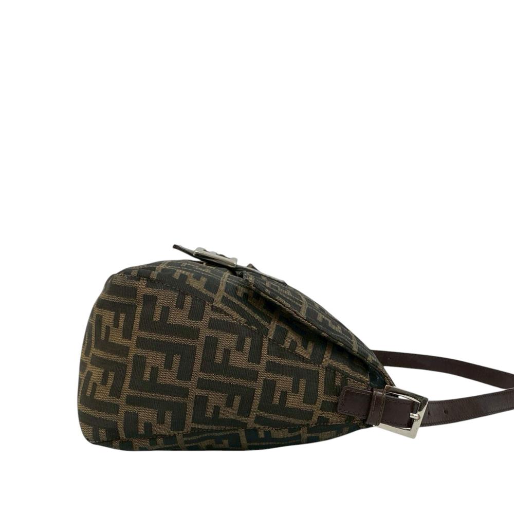 Fendi AB Fendi Brown Canvas Fabric Zucca Mamma Forever Italy