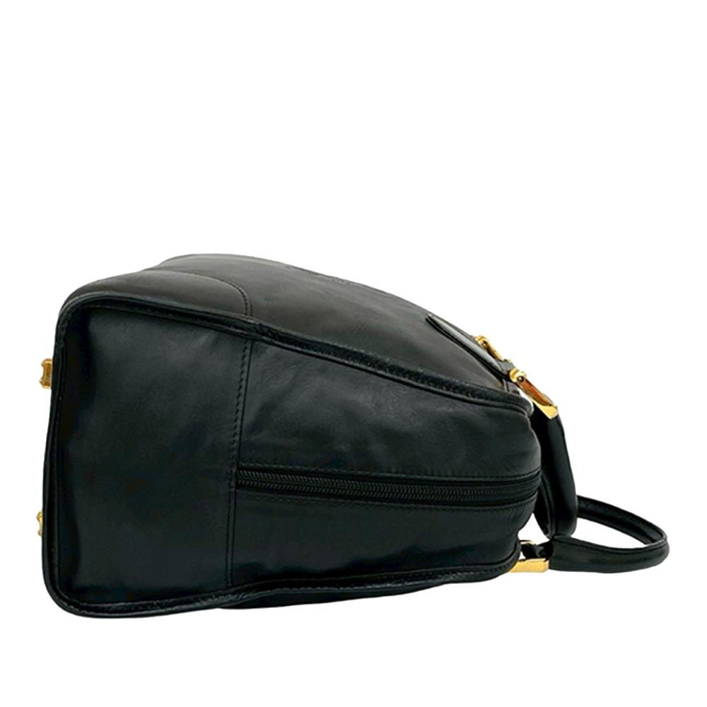 Loewe B LOEWE Black Suede Leather Amazona 32 Spain