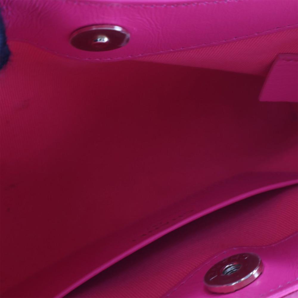 Chanel AB Chanel Pink Hot Pink Calf Leather Nano Shiny Aged skin 31 Shopping Bag France