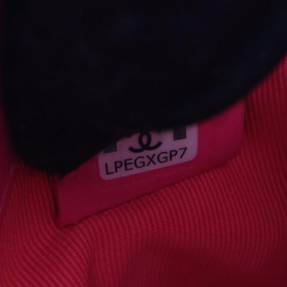 Chanel AB Chanel Pink Hot Pink Calf Leather Nano Shiny Aged skin 31 Shopping Bag France