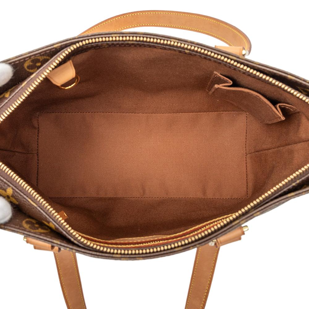 Louis Vuitton B Louis Vuitton Brown Monogram Canvas Fabric Monogram Cabas Piano France