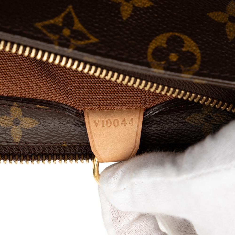 Louis Vuitton B Louis Vuitton Brown Monogram Canvas Fabric Monogram Cabas Piano France
