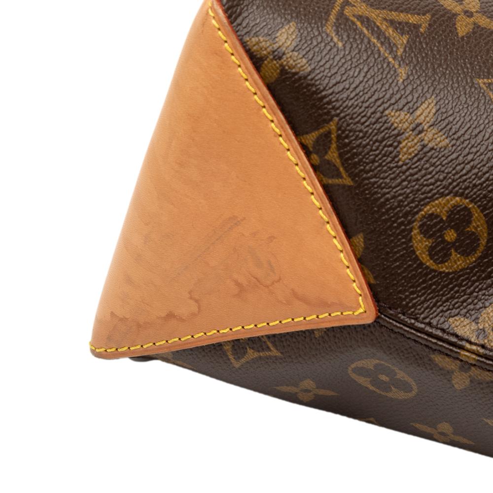 Louis Vuitton B Louis Vuitton Brown Monogram Canvas Fabric Monogram Cabas Piano France