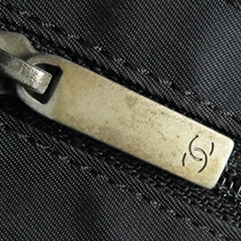 Chanel AB Chanel Brown Dark Brown Nylon Fabric New Travel Line Tote Italy