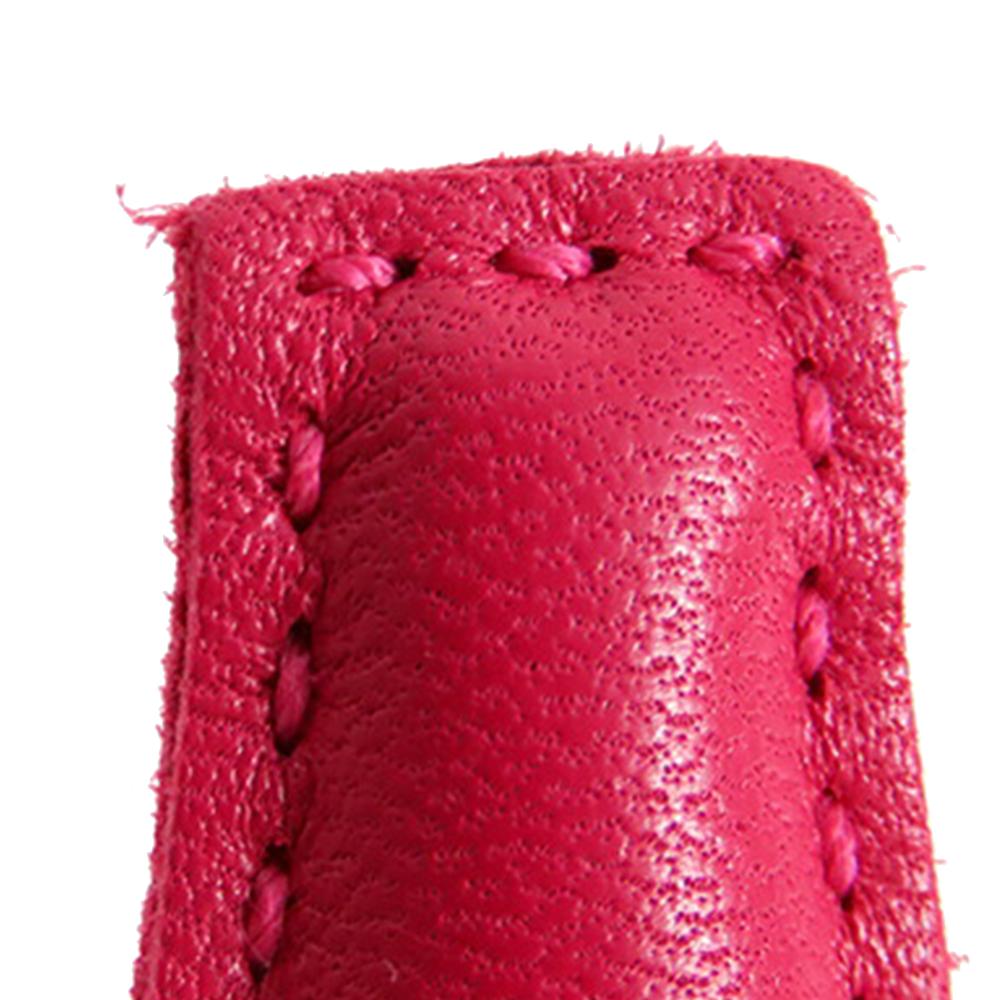 Hermès AB Hermès Pink Hot Pink Calf Leather Milo Lambskin Grigri Rodeo Bag Charm PM France