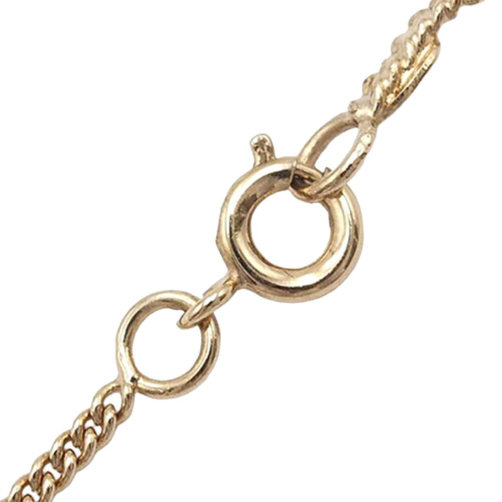 Chanel AB Chanel Gold Ivory with White Ivory Gold Plated Metal CC Camellia Pendant Necklace Italy