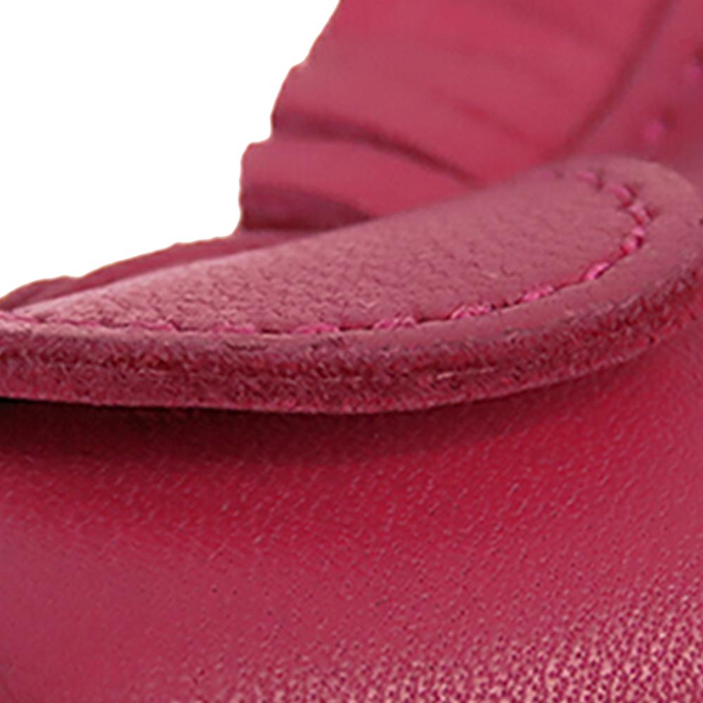 Hermès AB Hermès Pink Dark Pink Calf Leather Milo Lambskin Grigri Rodeo Bag Charm PM France