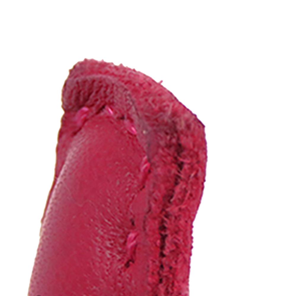 Hermès AB Hermès Pink Dark Pink Calf Leather Milo Lambskin Grigri Rodeo Bag Charm PM France