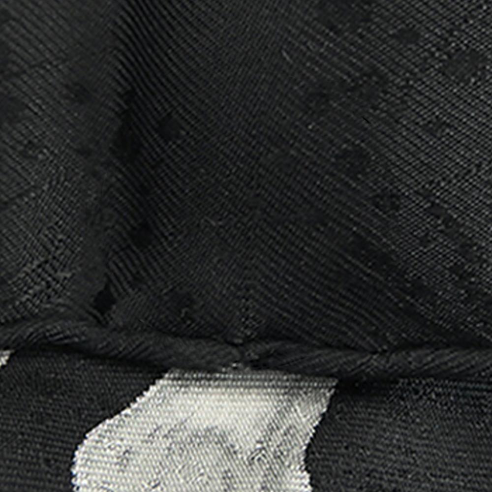 Hermès AB Hermès Black with Multi Silk Fabric Feux D Artifice Scarf 90 France