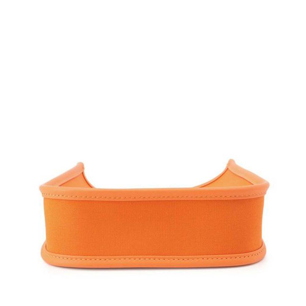 Hermès AB Hermès Orange Canvas Fabric Toile Officier and Swift Neo Evelyne 16 France