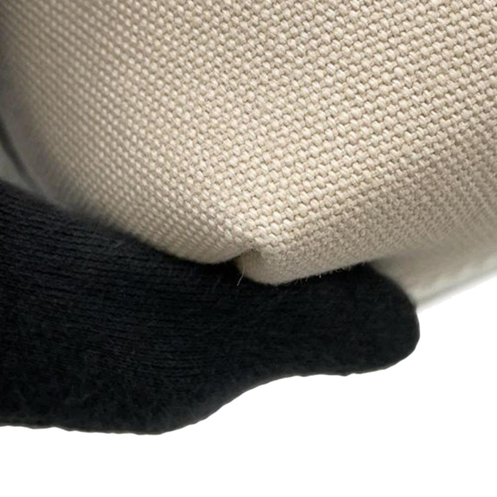 Hermès AB Hermès Brown Beige Canvas Fabric Small Bride A Brac Case France