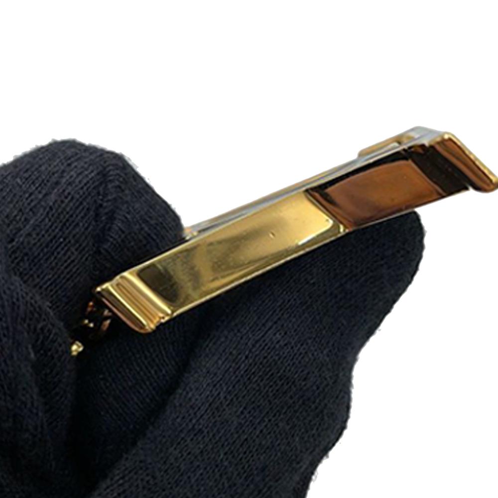 Louis Vuitton AB Louis Vuitton Gold Gold Plated Metal Fleur de Monogram Bag Charm Italy