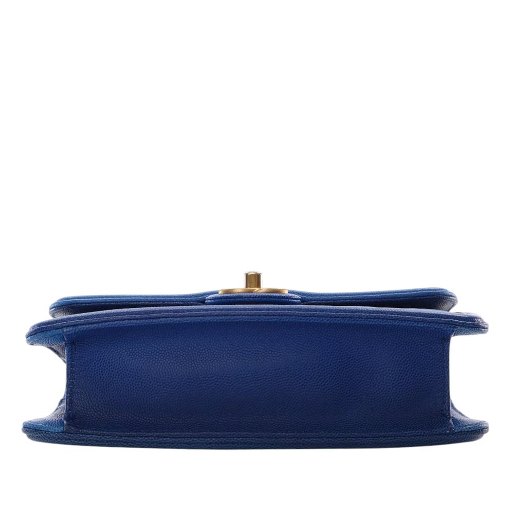 Chanel AB Chanel Blue Caviar Leather Leather Small Quilted Caviar Sunset On The Sea Flap France