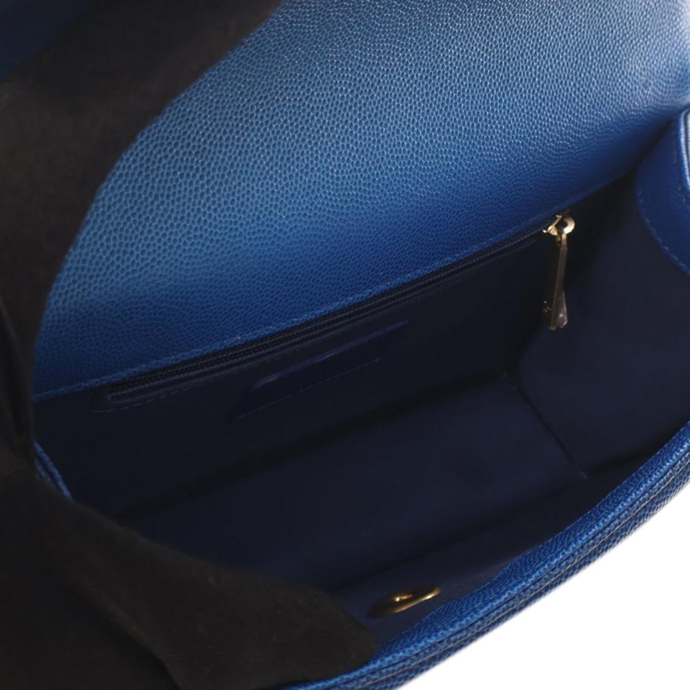 Chanel AB Chanel Blue Caviar Leather Leather Small Quilted Caviar Sunset On The Sea Flap France