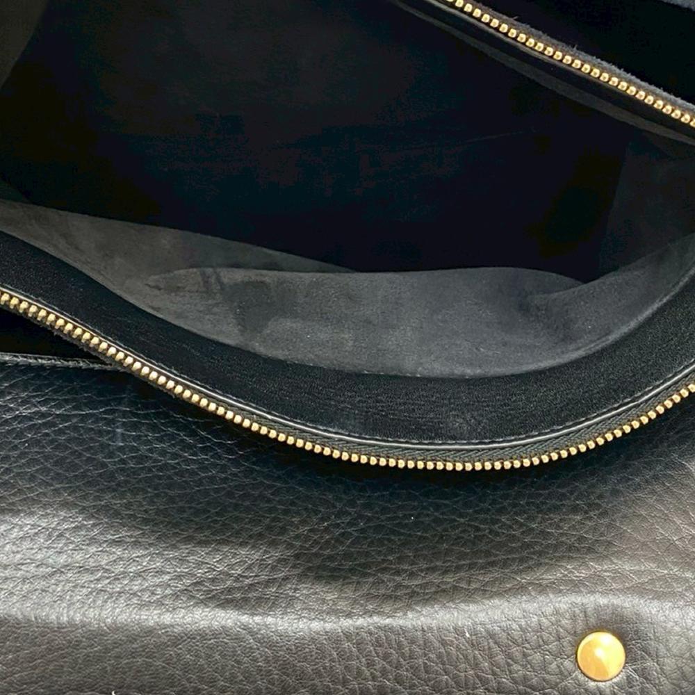 Saint Laurent B Saint Laurent Black Calf Leather Medium Muse Two Satchel France