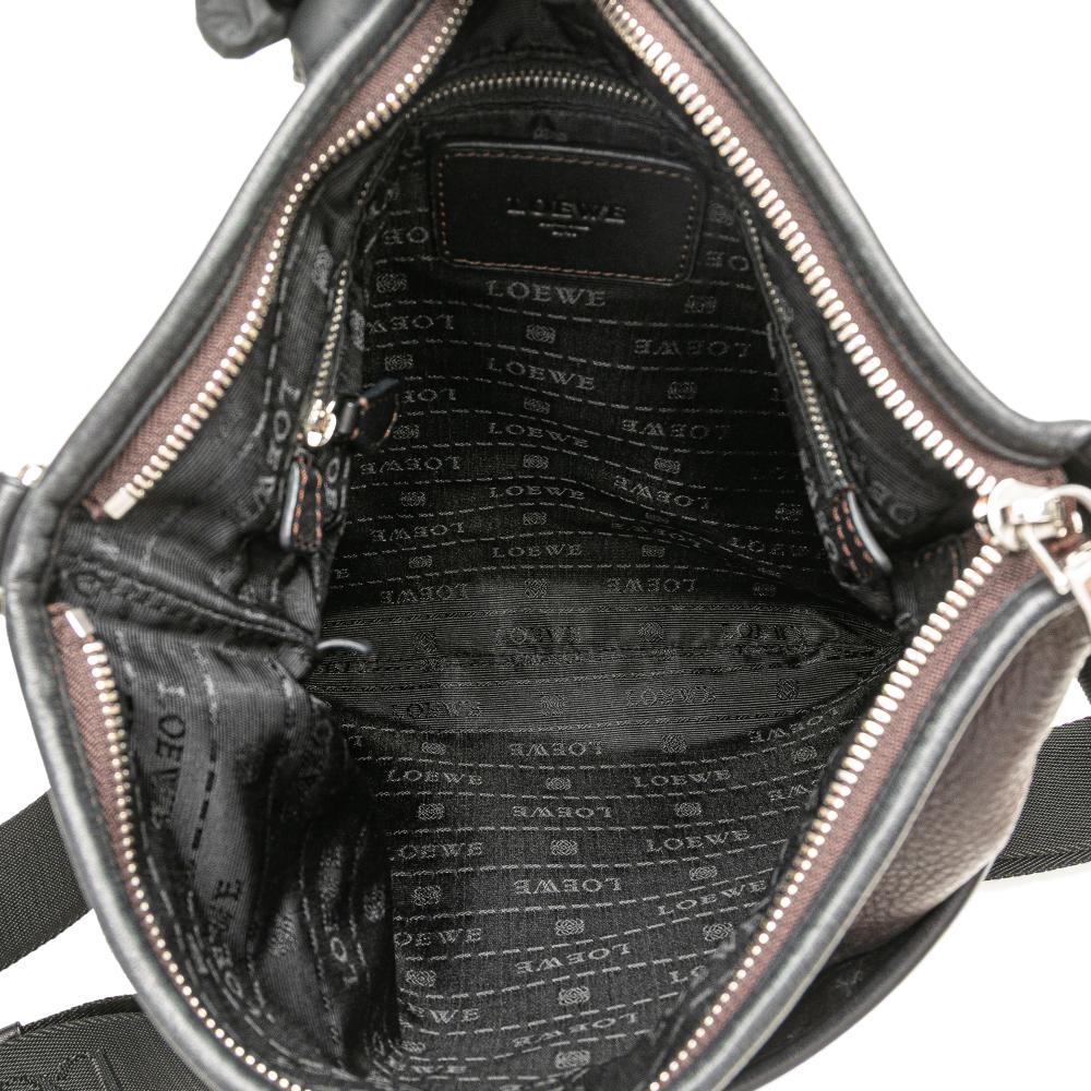 Loewe B LOEWE Brown Dark Brown Calf Leather Anagram Messenger Bag China