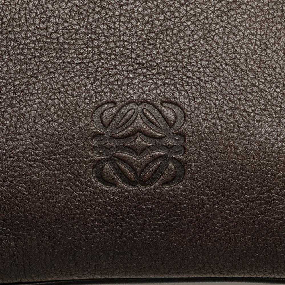 Loewe B LOEWE Brown Dark Brown Calf Leather Anagram Messenger Bag China