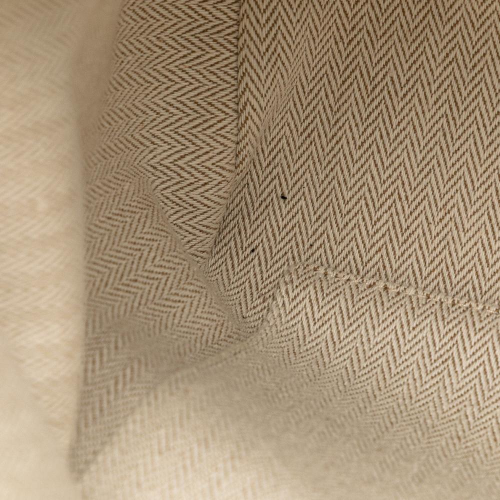 Hermès B Hermès Blue Dark Blue with Green Canvas Fabric Small Toile Bride A Brac Case France