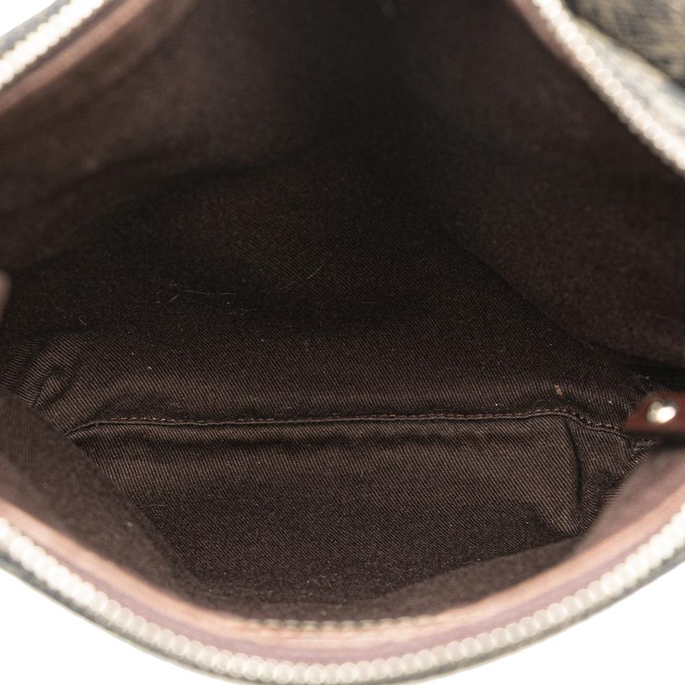 Loewe B LOEWE Brown Dark Brown Coated Canvas Fabric Anagram Crossbody China