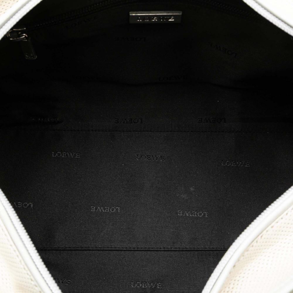 Loewe B LOEWE White Calf Leather Perforated Amazona 28 Spain