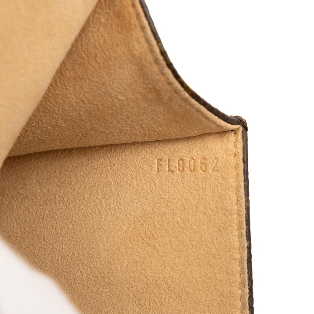 Louis Vuitton AB Louis Vuitton Brown Monogram Canvas Fabric Monogram Pochette Florentine France