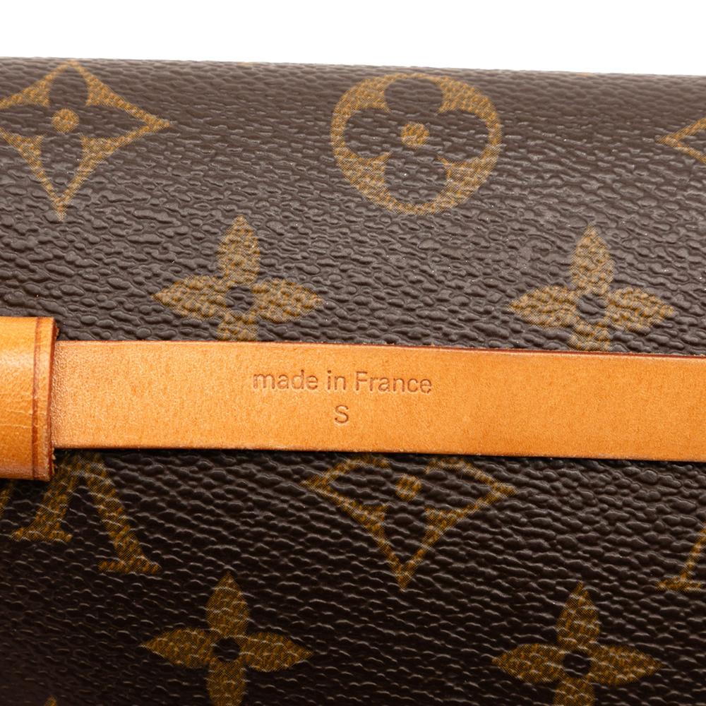 Louis Vuitton AB Louis Vuitton Brown Monogram Canvas Fabric Monogram Pochette Florentine France