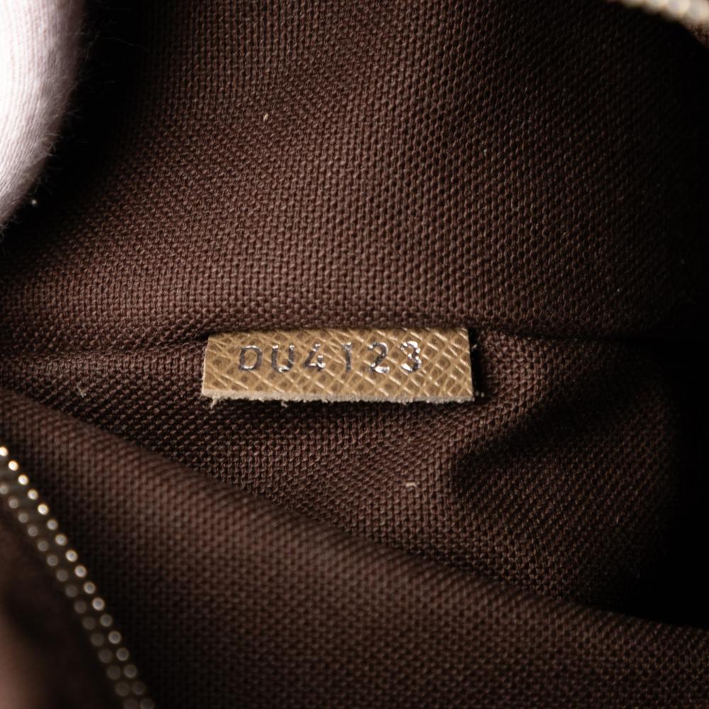 Louis Vuitton B Louis Vuitton Brown Light Brown Taiga Leather Leather Taiga Roman PM France