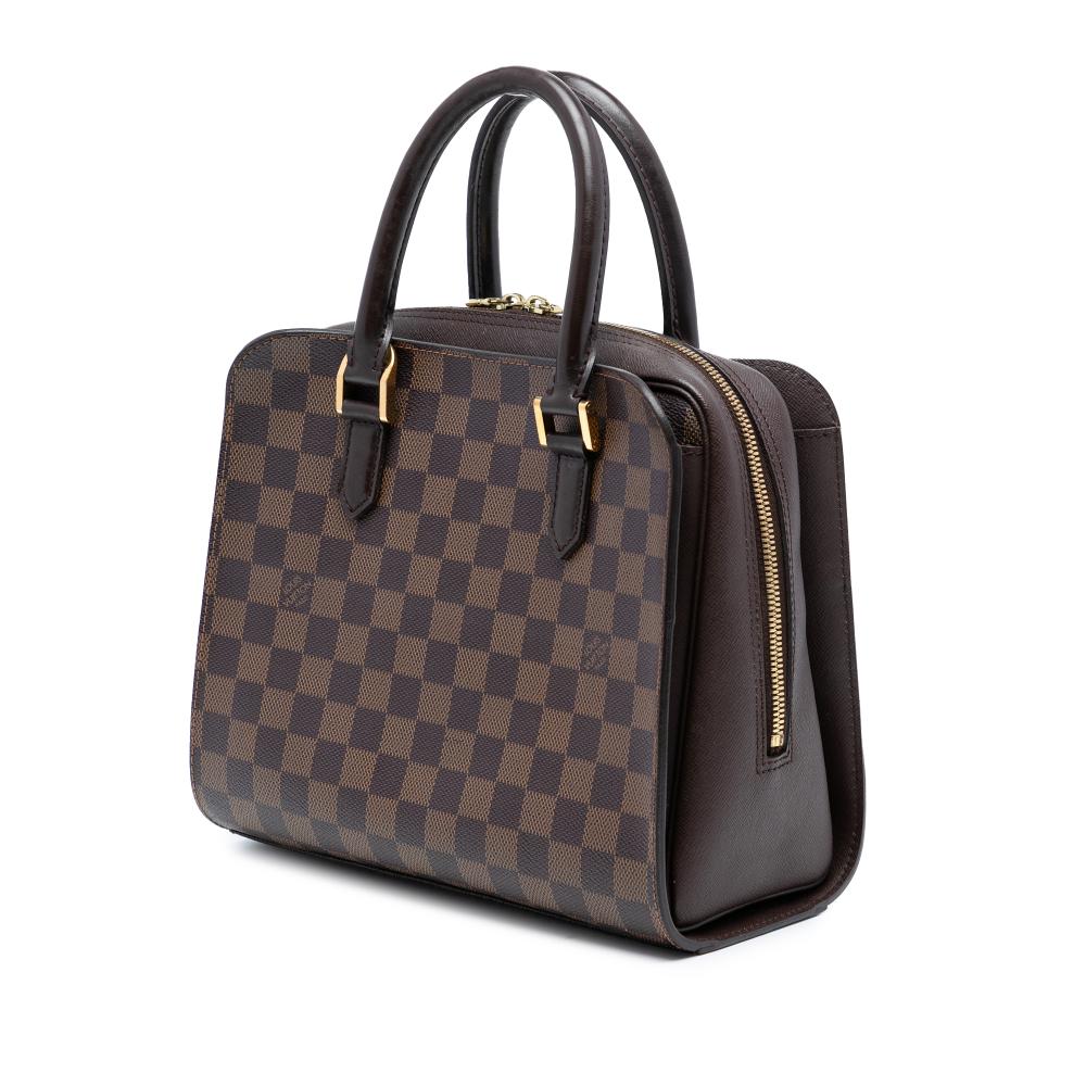 Louis Vuitton B Louis Vuitton Brown Damier Canvas Fabric Damier Ebene Triana France