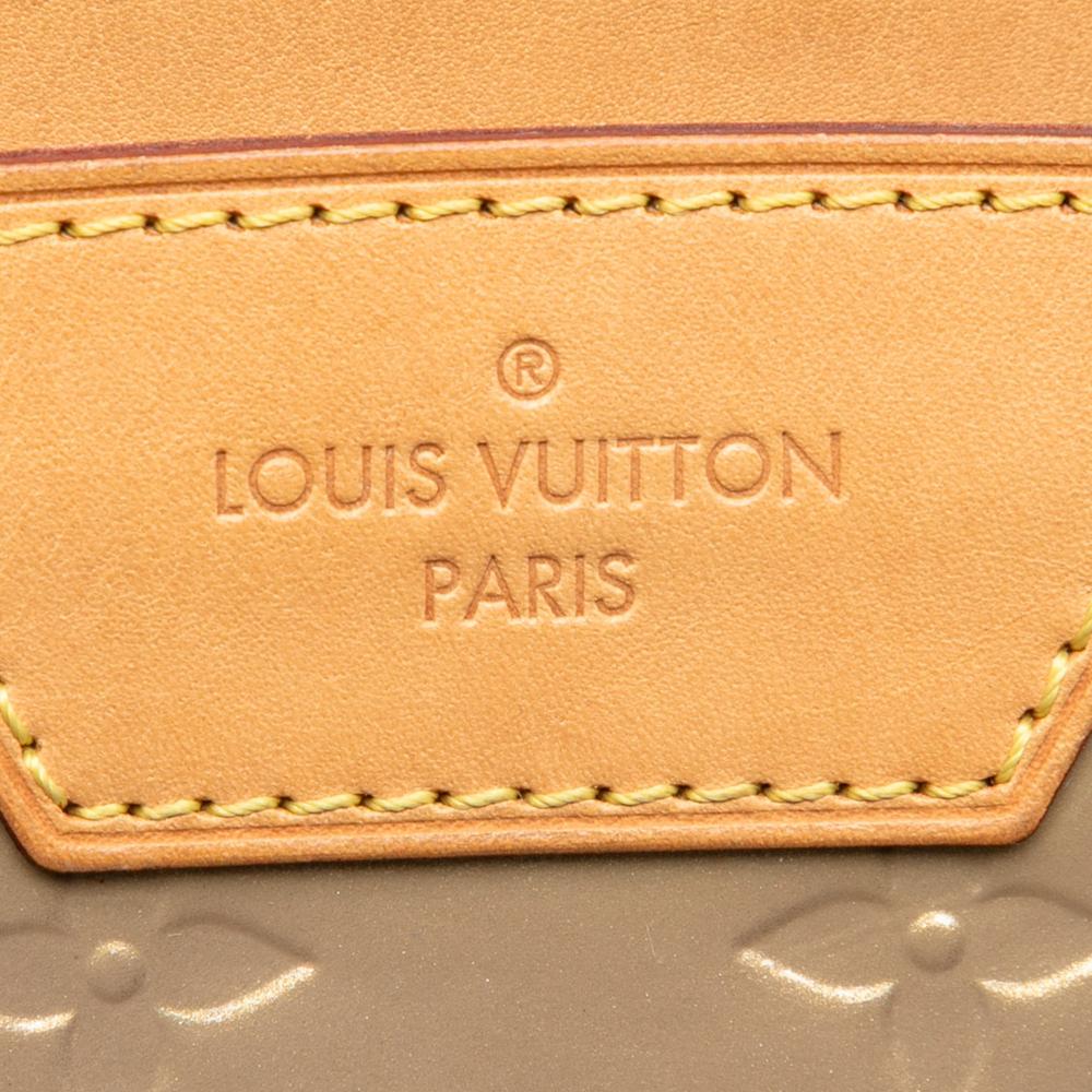 Louis Vuitton B Louis Vuitton Gold Vernis Leather Leather Monogram Vernis Brea MM France