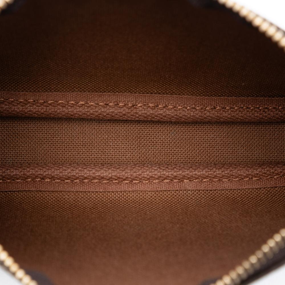 Louis Vuitton AB Louis Vuitton Brown Monogram Canvas Fabric Monogram Mini Pochette Accessoires France