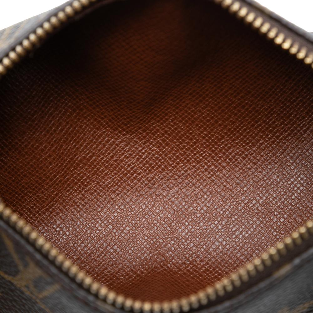 Louis Vuitton AB Louis Vuitton Brown Monogram Canvas Fabric Monogram Papillon Pochette France