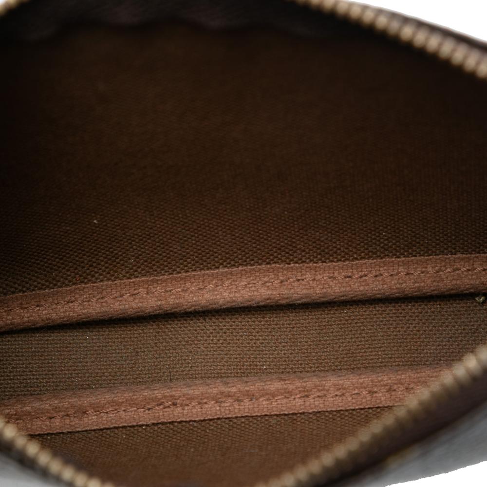 Louis Vuitton AB Louis Vuitton Brown Monogram Canvas Fabric Monogram Mini Pochette Accessoires France